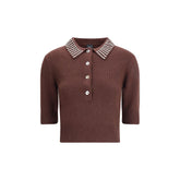 PINKO Brown Nylon Sweatshirt